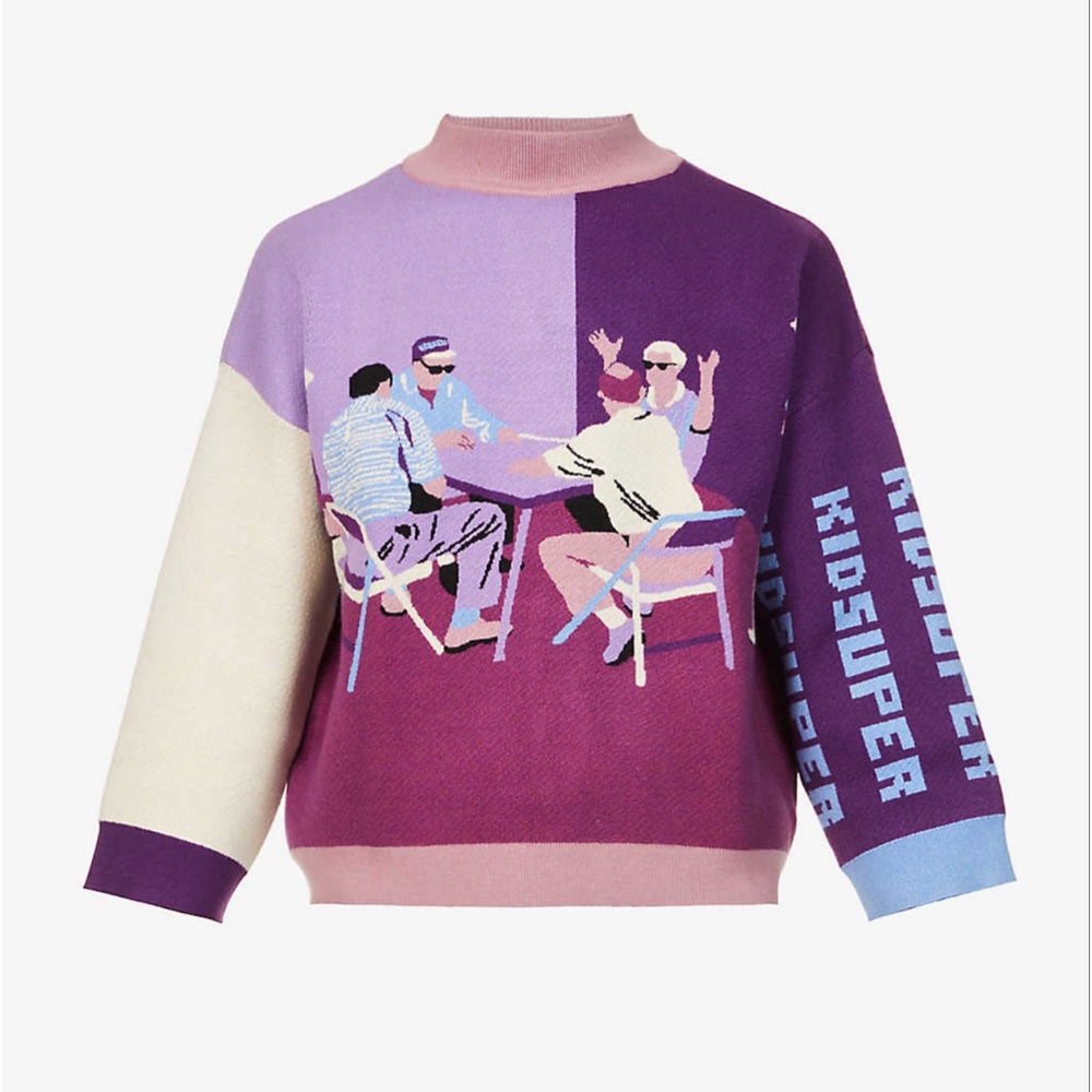 KidSuper Neighborhood Champions Knit Sweater